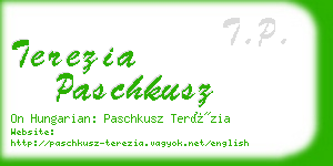 terezia paschkusz business card